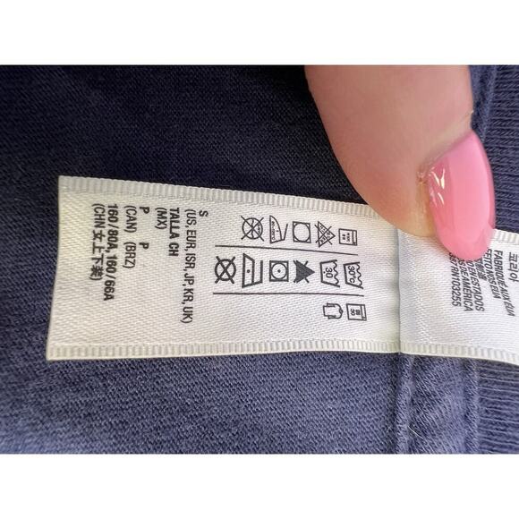 American Apparel Blue T Shirt Dress Size S Made In USA Vintage Preppy - Picture 8 of 10